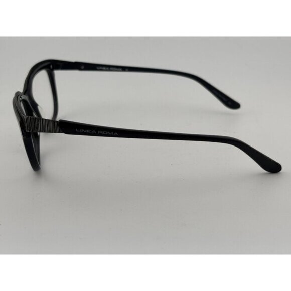 LINEA ROMA - CLASS 353 Black Textured C.1 51-16-135 Plastic Glasses Frames - Picture 3 of 7